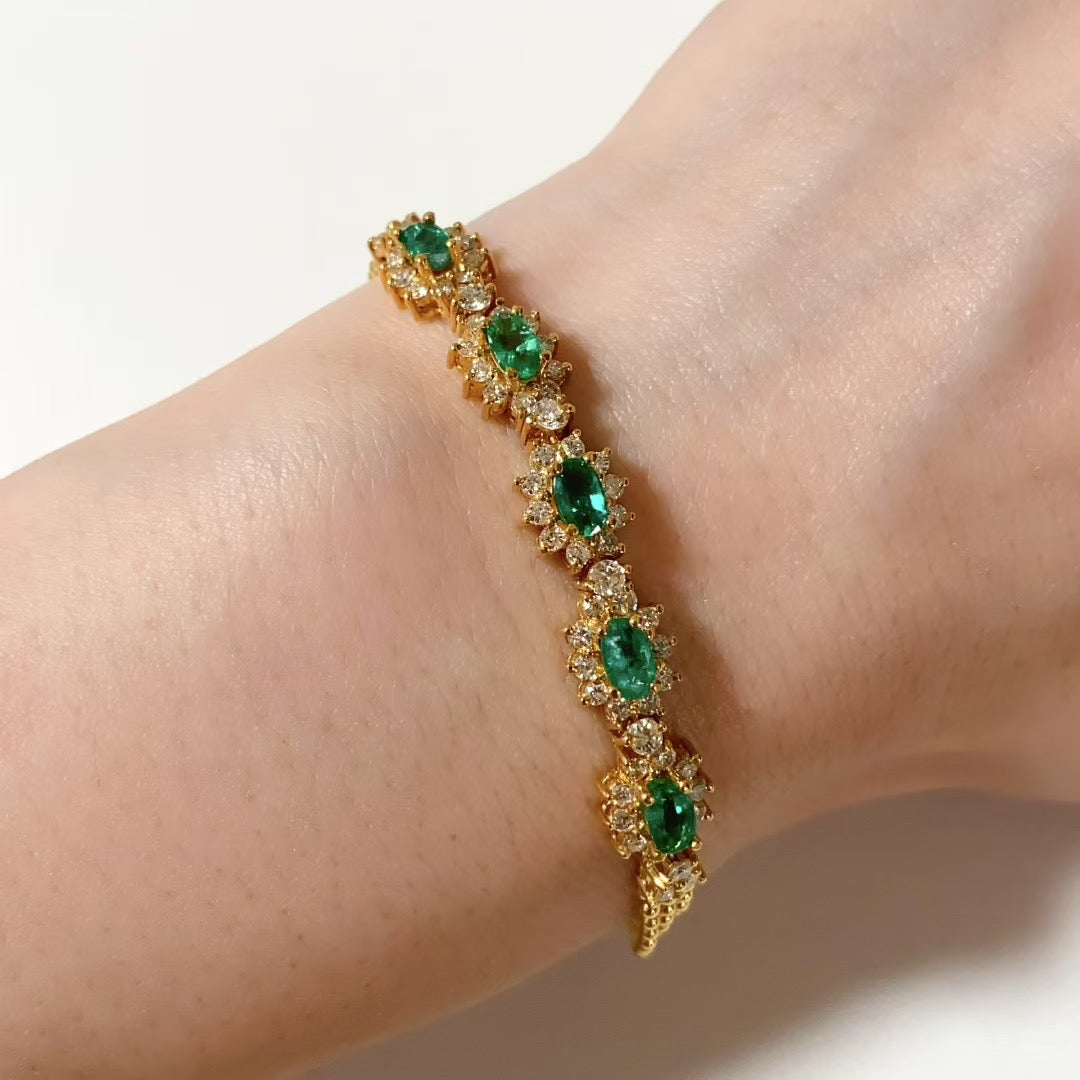 Emerald bracelet