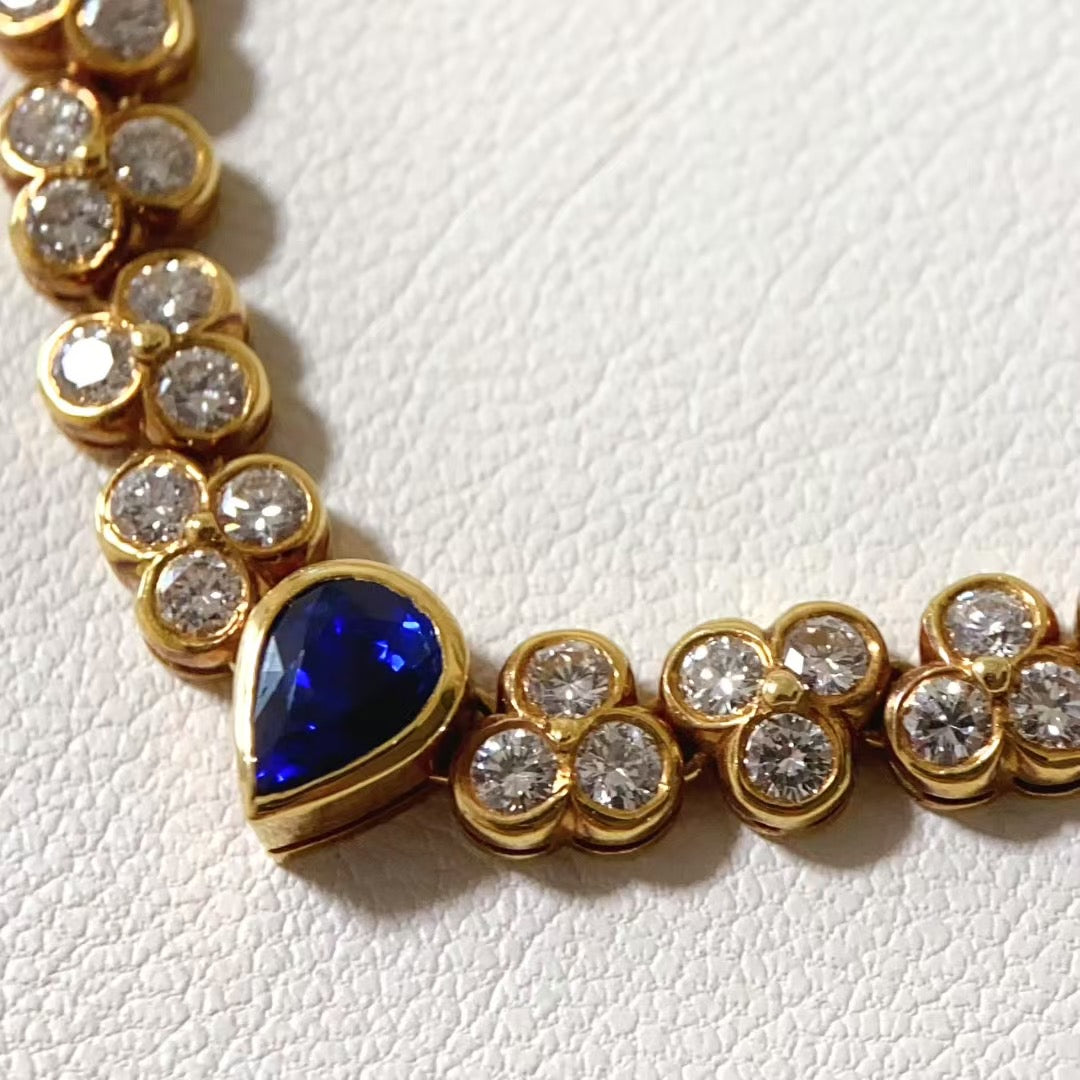 Sapphire necklace
