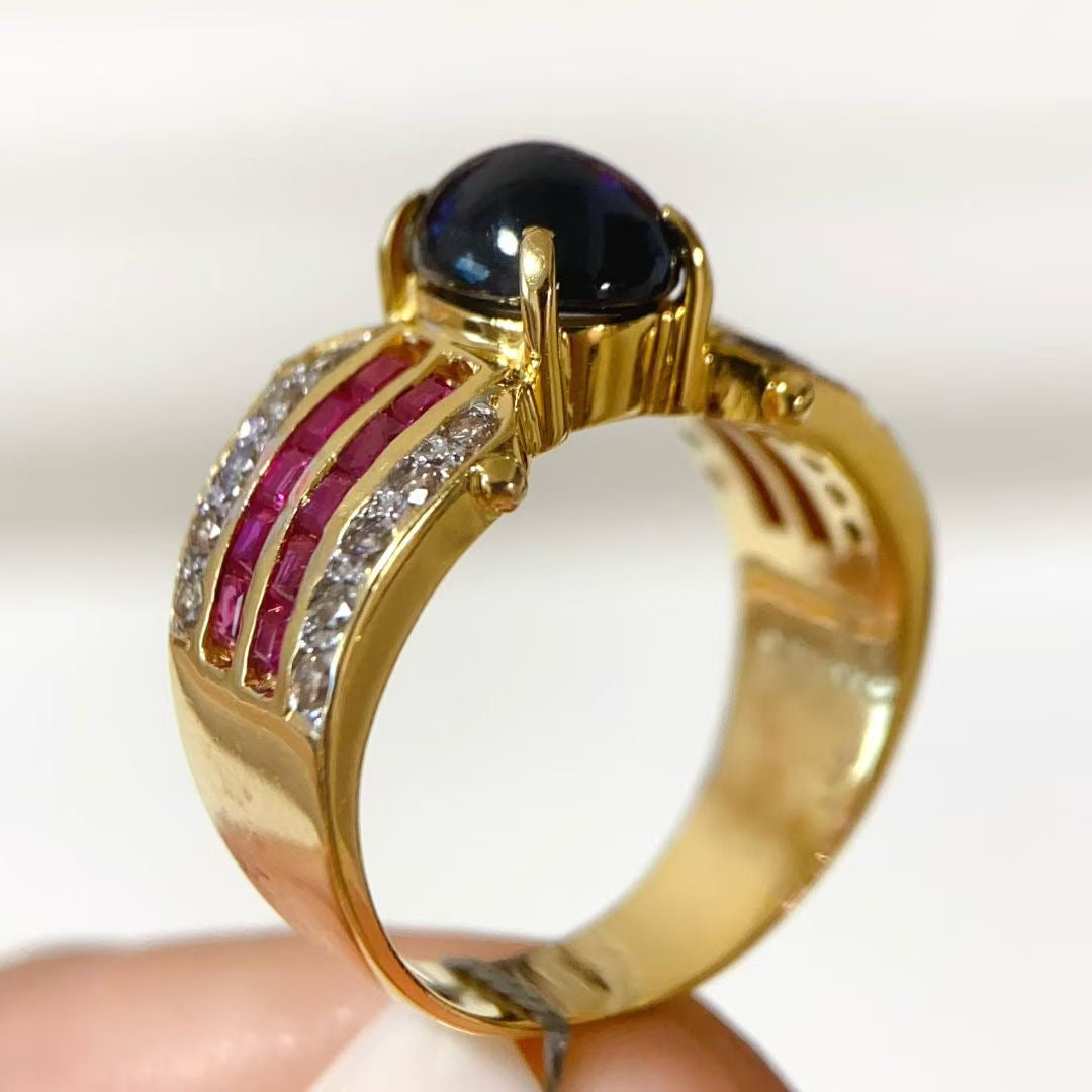 Sapphire Ruby ring