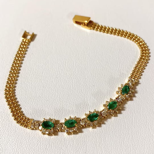 Emerald bracelet
