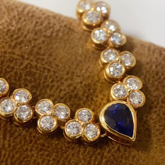 Sapphire necklace