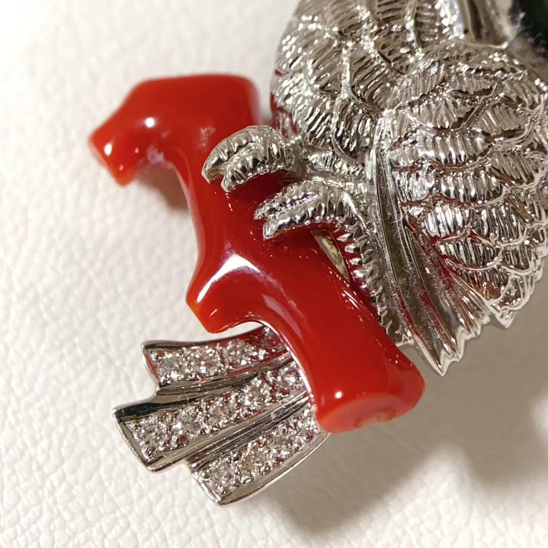 Bird brooch