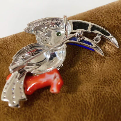 Bird brooch