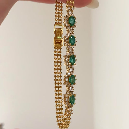 Emerald bracelet